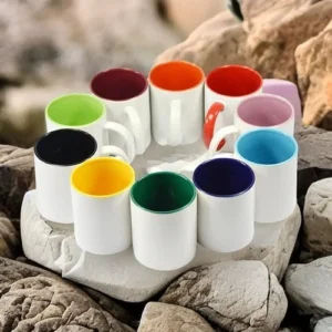 White Printed Coffee Mug